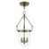 Jefferson Three Light Pendant in Antique Brass (107|506301)