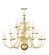 Williamsburgh 20 Light Chandelier in Polished Brass (107|501902)