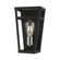 Schofield One Light Wall Sconce in Black w/Brushed Nickel (107|4956704)