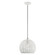 Chantilly One Light Pendant in White w/ Brushed Nickels (107|4954203)