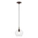 Aldrich One Light Pendant in Bronze w/Antique Brass (107|4908807)