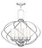 Westfield Five Light Chandelier in Brushed Nickel (107|472591)