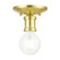 Lansdale One Light Flush Mount in Satin Brass (107|4716012)