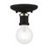 Lansdale One Light Flush Mount in Black w/Brushed Nickel (107|4716004)