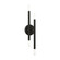 Soho Four Light Wall Sconce in Black w/Brushed Nickel (107|4677104)