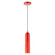 Ardmore One Light Pendant in Shiny Red w/ Polished Chromes (107|4675172)