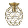 Paxten One Light Flush Mount in Antique Brass (107|4659801)