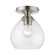 Catania One Light Semi-Flush Mount in Brushed Nickel (107|4650091)