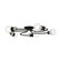 Bromley Five Light Flush Mount in Black w/Brushed Nickel (107|4638504)