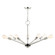 Prague Seven Light Chandelier in Brushed Nickel w/ Black (107|4583791)