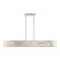 Ravena Four Light Linear Chandelier in Brushed Nickel (107|4576791)