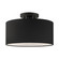 Bainbridge One Light Semi Flush Mount in Black (107|4566304)