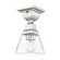 Mission One Light Flush Mount in Polished Chrome (107|4556205)