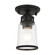 Lawrenceville One Light Flush Mount in Black (107|4550104)