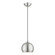 Stockton One Light Mini Pendant in Brushed Nickel w/Polished Chrome (107|4548191)