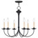 Heritage Six Light Chandelier in Black (107|452604)