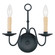 Heritage Two Light Wall Sconce in Black (107|449204)