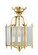 Livingston Three Light Mini Pendant/Ceiling Mount in Polished Brass (107|440302)