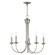 Estate Five Light Chandelier in Brushed Nickel (107|4268591)