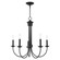 Estate Five Light Chandelier in Black (107|4268504)