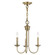 Estate Three Light Mini Chandelier in Antique Brass (107|4268301)