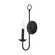 Estate One Light Wall Sconce in Black (107|4268104)