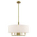 Monroe Six Light Chandelier in Antique Brass (107|4260501)