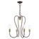 Lucerne Four Light Chandelier in Bronze w/ Antique Brasss (107|4136407)