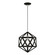 Ashland One Light Pendant in Black w/Brushed Nickel (107|4132804)