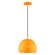 Metal Shade Mini Pendants One Light Mini Pendant in Shiny Orange (107|4118177)
