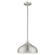 Amador One Light Mini Pendant in Brushed Aluminum w/ Polished Chromes (107|4117266)