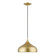 Amador One Light Pendant in Soft Gold w/ Polished Brasss (107|4117233)