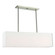 Summit Four Light Linear Chandelier in Brushed Nickel (107|4115591)