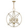Aria Five Light Chandelier in Antique Brass (107|4090501)