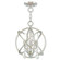 Aria Three Light Mini Chandelier/Ceiling Mount in Brushed Nickel (107|4090391)