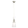 Stockholm One Light Mini Pendant in Brushed Nickel (107|4068691)