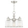 Middlebush Three Light Mini Chandelier/Ceiling Mount in Brushed Nickel (107|4020391)