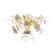 Circulo Four Light Ceiling Mount in Satin Brass (107|4007012) Circulo Four Light Ceiling Mount in Satin Brass (107|4007012)