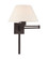 Swing Arm Wall Lamps One Light Swing Arm Wall Lamp in Bronze (107|4003807)