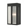 Lafayette One Light Outdoor Wall Lantern in Black w/ Hammered Brushed Nickel Panels (107|2741204)