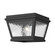 Exeter Two Light Outdoor Ceiling Mount in Black (107|261104)