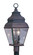 Exeter Two Light Outdoor Post Lantern in Bronze (107|259207)