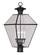 Westover Four Light Outdoor Post Lantern in Black (107|238804)