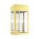 York Two Light Outdoor Wall Lantern in Satin Brass w/ Brushed Nickel Stainless Steel (107|2123812)