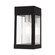 Barrett One Light Outdoor Wall Lantern in Black w/ Brushed Nickel w/ Brushed Nickel Stainless Steel (107|2087104)