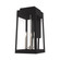 Oslo Three Light Outdoor Wall Lantern in Black w/ Brushed Nickels (107|2085804)