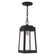 Oslo One Light Outdoor Pendant in Black w/ Brushed Nickel (107|2085404)