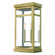 Hopewell Two Light Outdoor Wall Lantern in Antique Brass w/ Polished Chrome Stainless Steel (107|2070401)