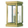 Hopewell One Light Outdoor Wall Lantern in Antique Brass w/ Polished Chrome Stainless Steel (107|2070101)