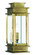 Princeton One Light Outdoor Wall Lantern in Antique Brass w/ Polished Chrome Stainless Steel (107|201301)